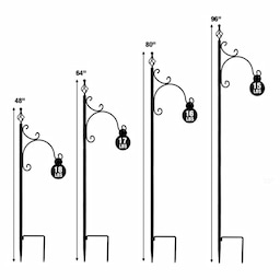 Kingsyard 60-Inch Outdoor Shepherds Hooks 3 Kingsyard 60-Inch Outdoor Shepherds Hooks 3