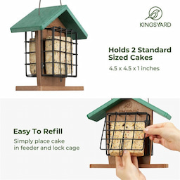 Kingsyard Recycled Plastic Suet Bird Feeders 4 Kingsyard Recycled Plastic Suet Bird Feeders 4