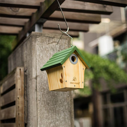 Kingsyard Wooden Wren House with 1” Hole for Nesting 4 Kingsyard Wooden Wren House with 1” Hole for Nesting 4