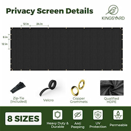 Kingsyard Privacy Fence Screen 4 Kingsyard Privacy Fence Screen 4