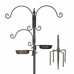 Kingsyard 85-Inch Bird Feeding Station Kit with 5-Prong Base 2 Kingsyard 85-Inch Bird Feeding Station Kit with 5-Prong Base 2