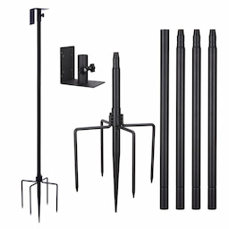 Kingsyard 80-Inch Smart Bird Feeder Mounting Pole 2 Kingsyard 80-Inch Smart Bird Feeder Mounting Pole 2