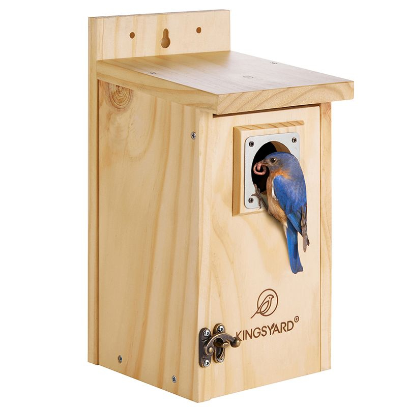 Kingsyard Classic Wooden Bluebird House with 1.5'' Hole