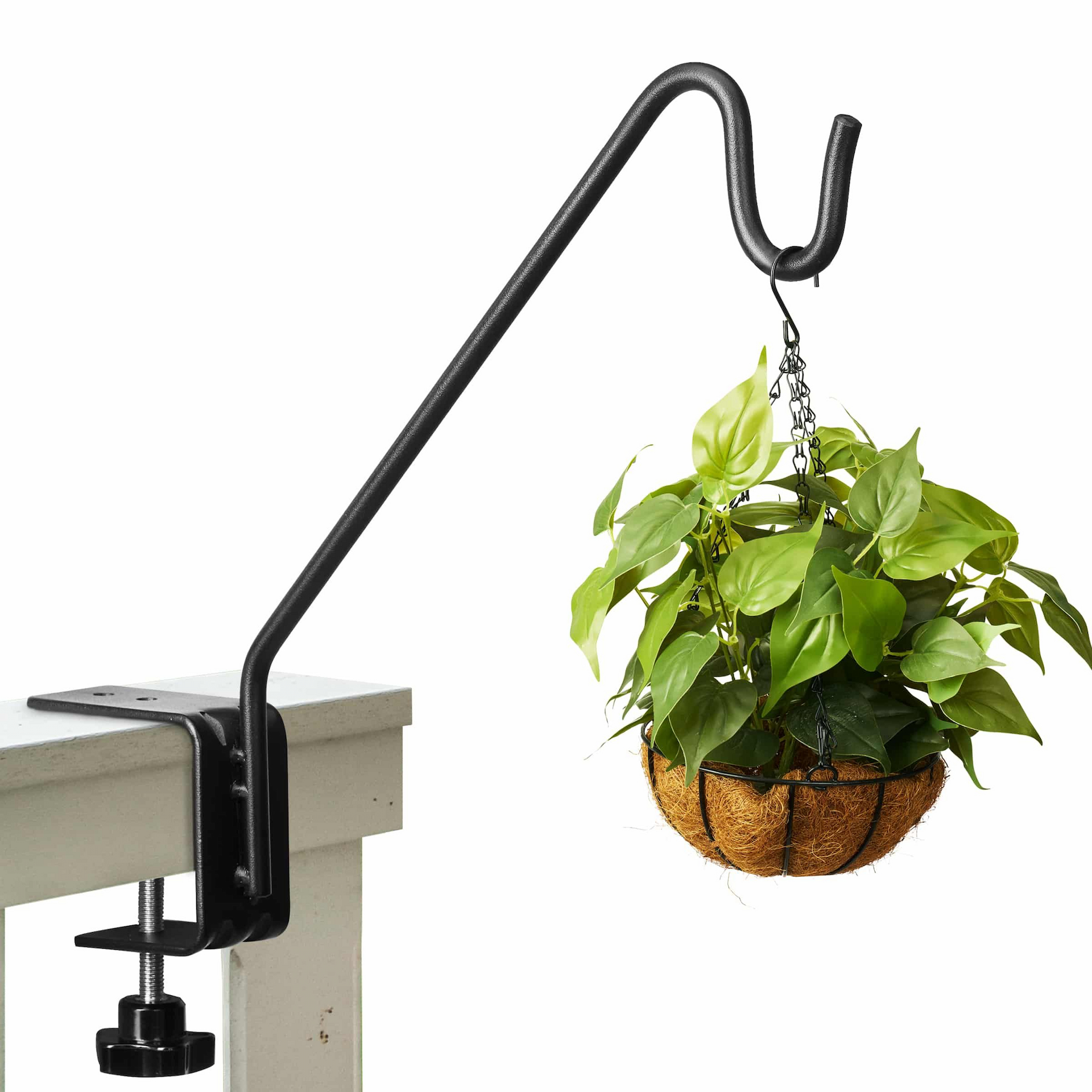 Kingsyard 10-Inch Heavy Duty Metal Deck Hook for Bird Feeders