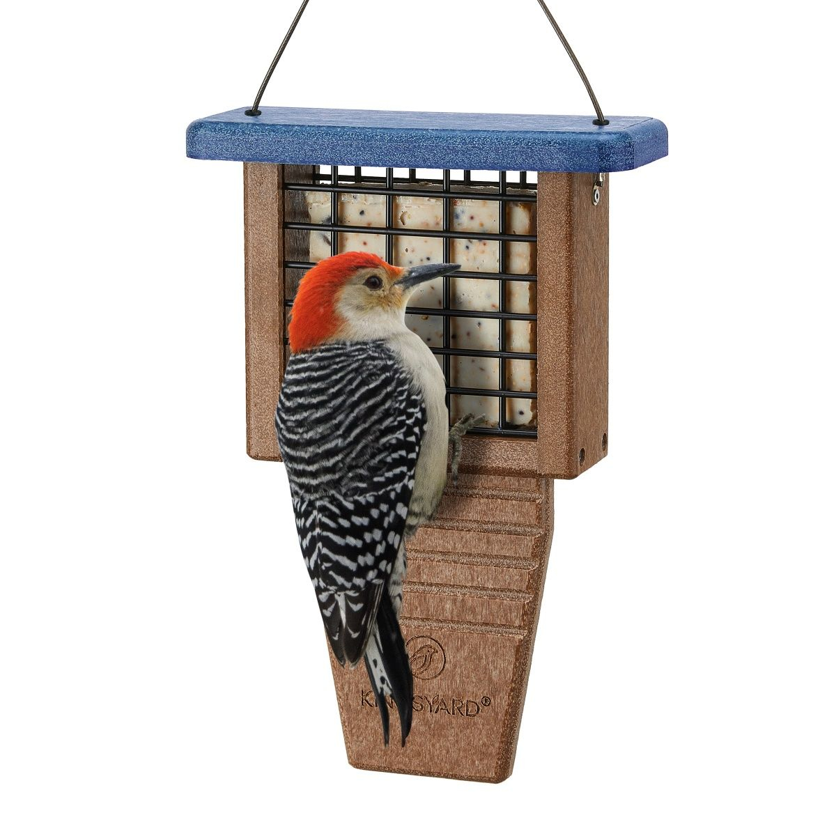 Kingsyard Tail Prop Suet Feeder for Woodpeckers
