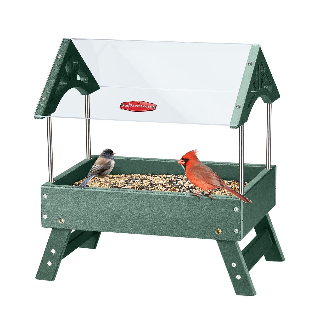 Kingsyard Recycled Plastic Platform Feeder