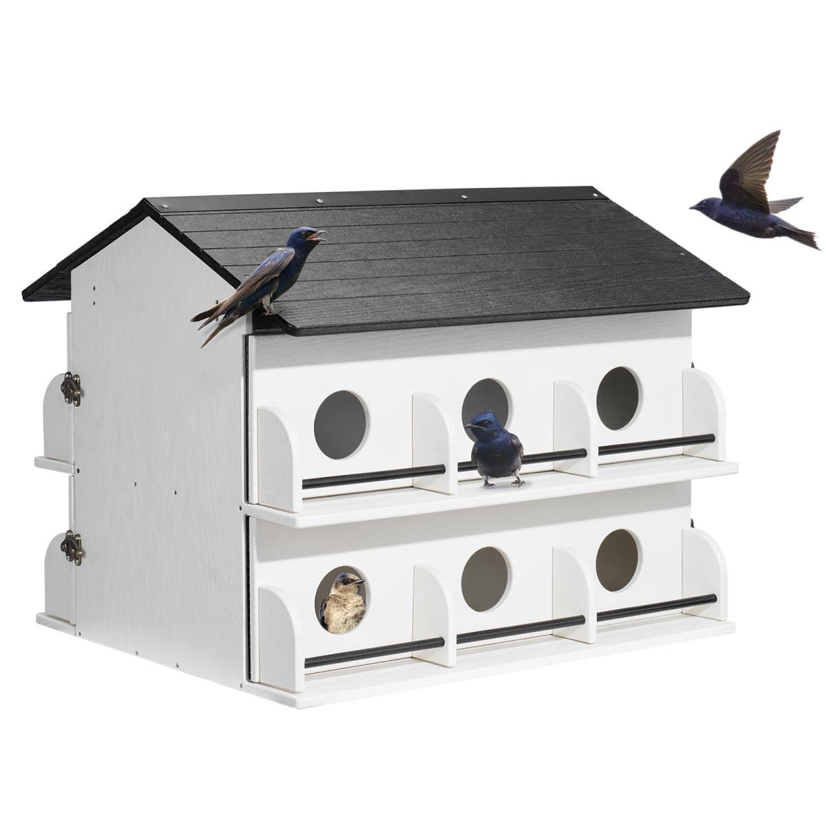 Kingsyard Pre-Assembled 12-Room Purple Martin House