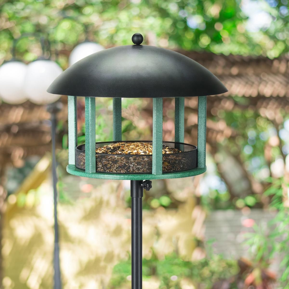 Kingsyard Platform Bird Feeder with Protective Top