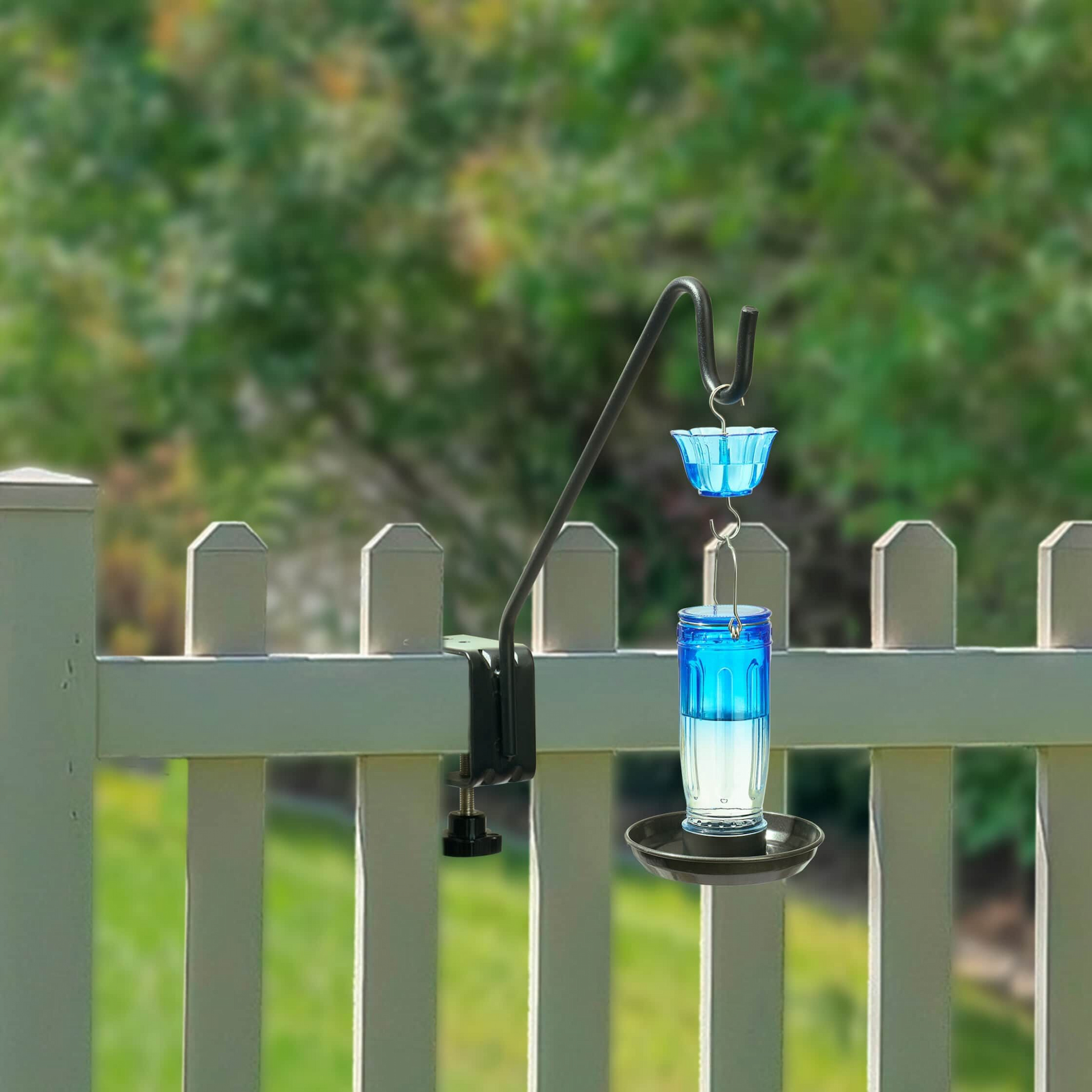 Kingsyard 10-Inch Heavy Duty Metal Deck Hook for Bird Feeders