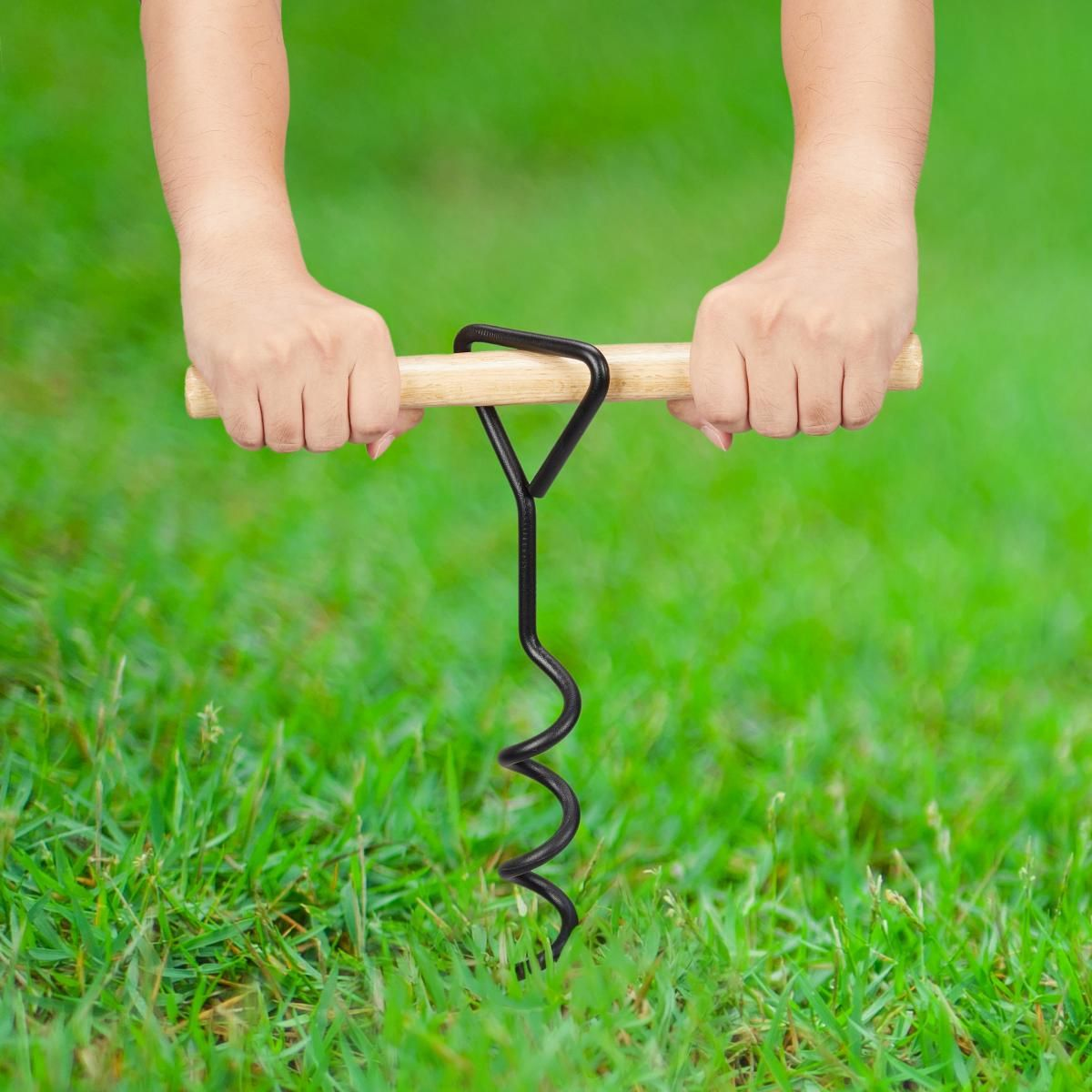 Kingsyard 3 Pcs 16 Inch Heavy Duty Spiral Tree Stake Kit