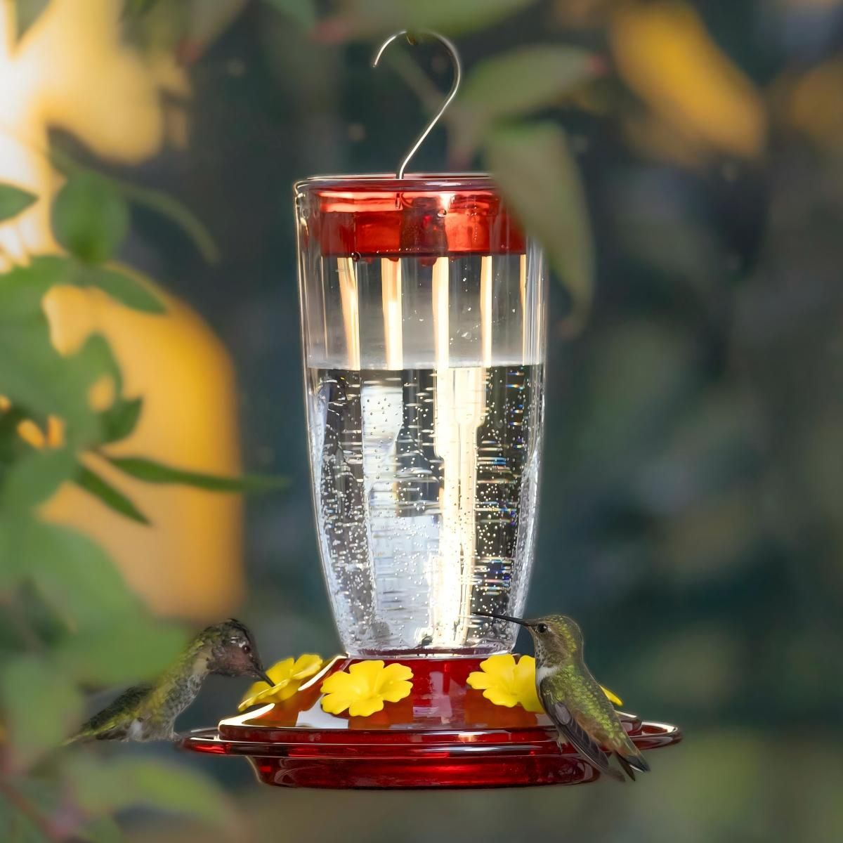Kingsyard 16oz Plastic Hummingbird Feeder with Bee & Ant Proof