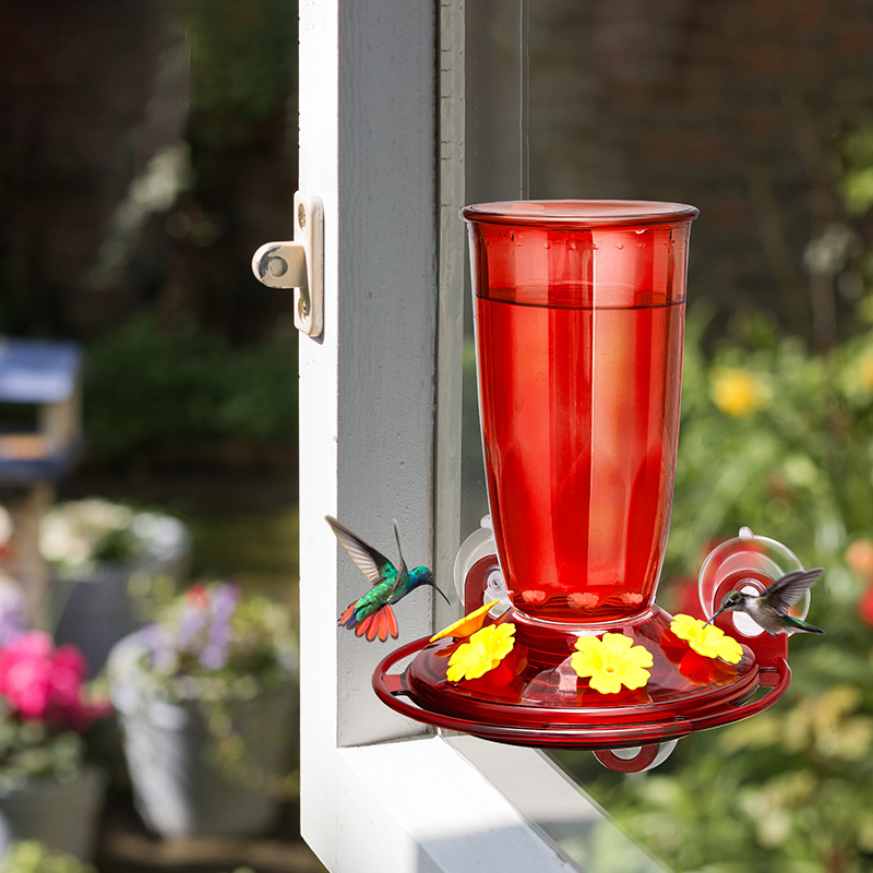 HomeBird window bird feeder with strong suction cups - (upgraded 2023  version) bird house window bird feeders window clear squirrel pr