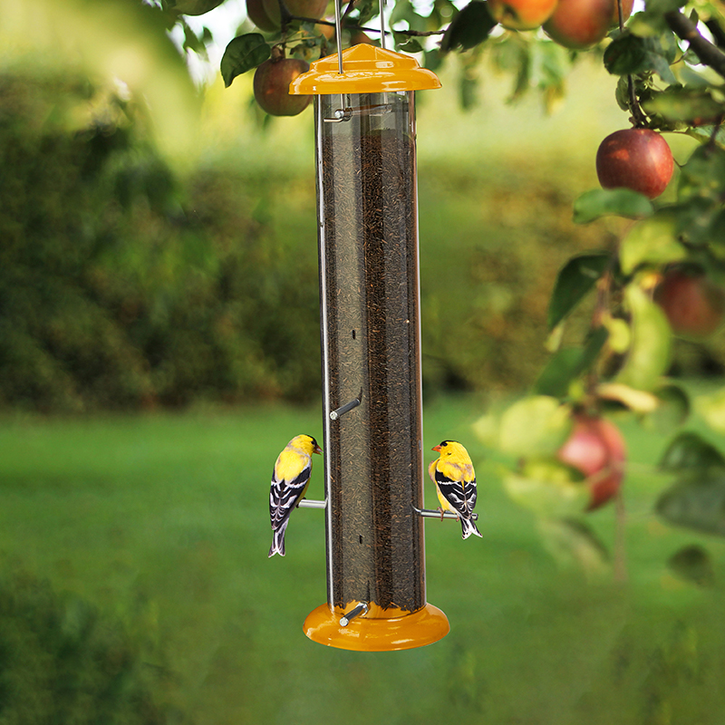 Kingsyard Metal Tube Bird Feeder, Tube Bird Feeders